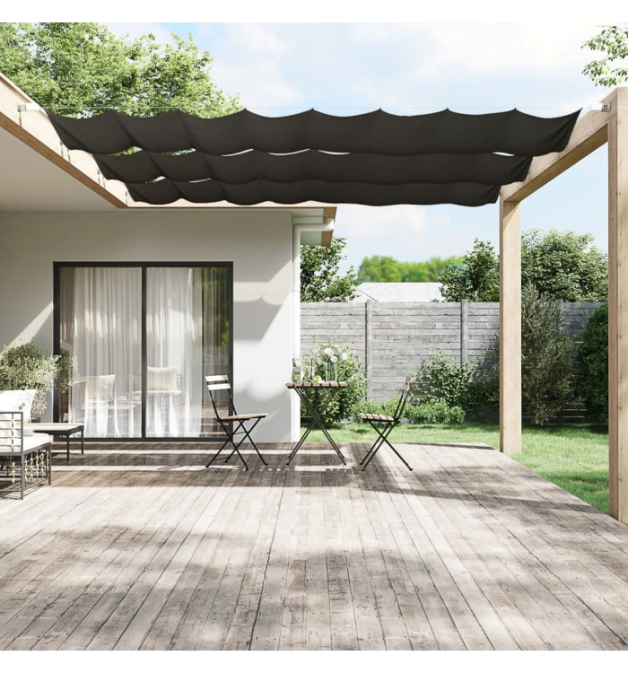 Auvent vertical Anthracite 100x800 cm Tissu oxford | Mobilier & Déco