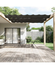 Auvent vertical Anthracite 100x800 cm Tissu oxford | Mobilier & Déco