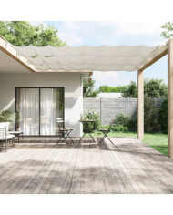 Auvent vertical Blanc 100x1200 cm Tissu oxford | Mobilier & Déco