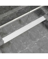 Drain de douche linéaire 1030x140 mm acier inoxydable | Mobilier & Déco