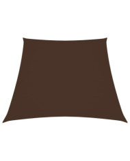 Voile de parasol Tissu Oxford trapèze 3/5x4 m Marron | Mobilier & Déco