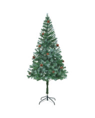 Arbre de Noël artificiel avec pommes de pin 180 cm | Mobilier & Déco