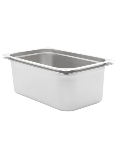 Récipients Gastronorm 2 pcs GN 1/1 200 mm Acier inoxydable | Mobilier & Déco