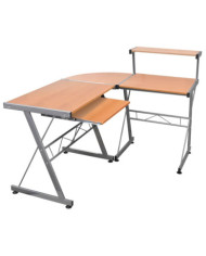 Bureau d'ordinateur d'angle Marron 132x112x99cm Bois ingénierie | Mobilier & Déco