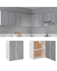 Armoire suspendue "Lyon" Sonoma gris 50x31x60 cm | Mobilier & Déco