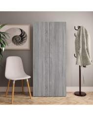 Armoire à chaussures Sonoma gris 80x35,5x180 cm Bois ingénierie | Mobilier & Déco