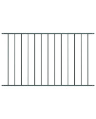 Panneau de clôture Acier enduit de poudre 1,7x1,25 m Anthracite | Mobilier & Déco