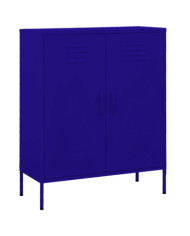 Armoire de rangement Bleu marine 80x35x101,5 cm Acier | Mobilier & Déco
