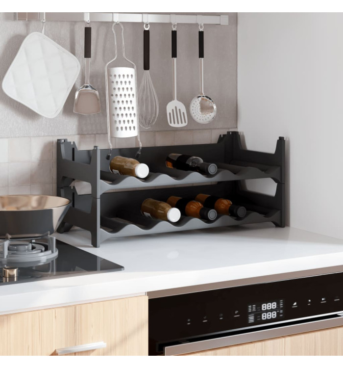 Casier à vin pour 12 bouteilles PP empilable | Mobilier & Déco