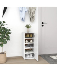 Armoire à chaussures Blanc 32x35x70 cm Bois d’ingénierie | Mobilier & Déco