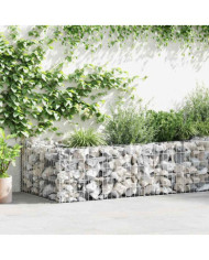 Jardinière à gabion Acier galvanisé 180 x 90 x 50 cm | Mobilier & Déco