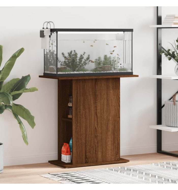 Support pour aquarium chêne marron 75x36x72,5 cm | Mobilier & Déco