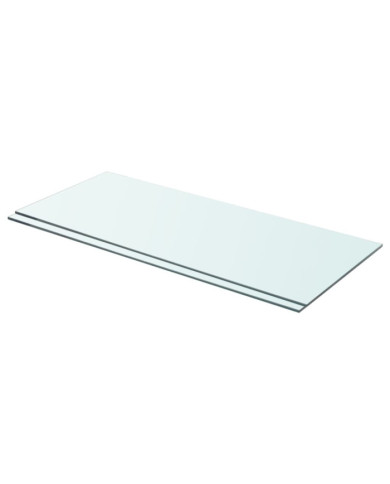 Panneaux d'étagère 2 pcs Verre Transparent 70 x 30 cm | Mobilier & Déco