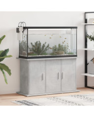 Support pour aquarium gris béton 101x41x58 cm bois d'ingénierie | Mobilier & Déco