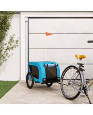 Remorque de vélo pour animaux de compagnie bleu et noir | Mobilier & Déco