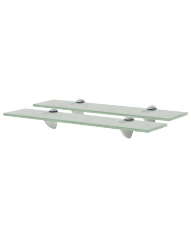Étagères murales 2 pcs Verre 50 x 10 cm 8 mm | Mobilier & Déco