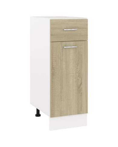 Armoire de plancher tiroir "Lyon" Chêne sonoma 30x46x81,5 cm | Mobilier & Déco