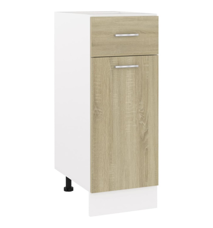 Armoire de plancher tiroir "Lyon" Chêne sonoma 30x46x81,5 cm | Mobilier & Déco
