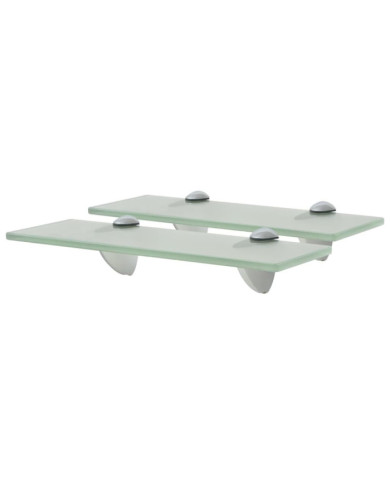 Étagères murales 2 pcs Verre 30 x 10 cm 8 mm | Mobilier & Déco