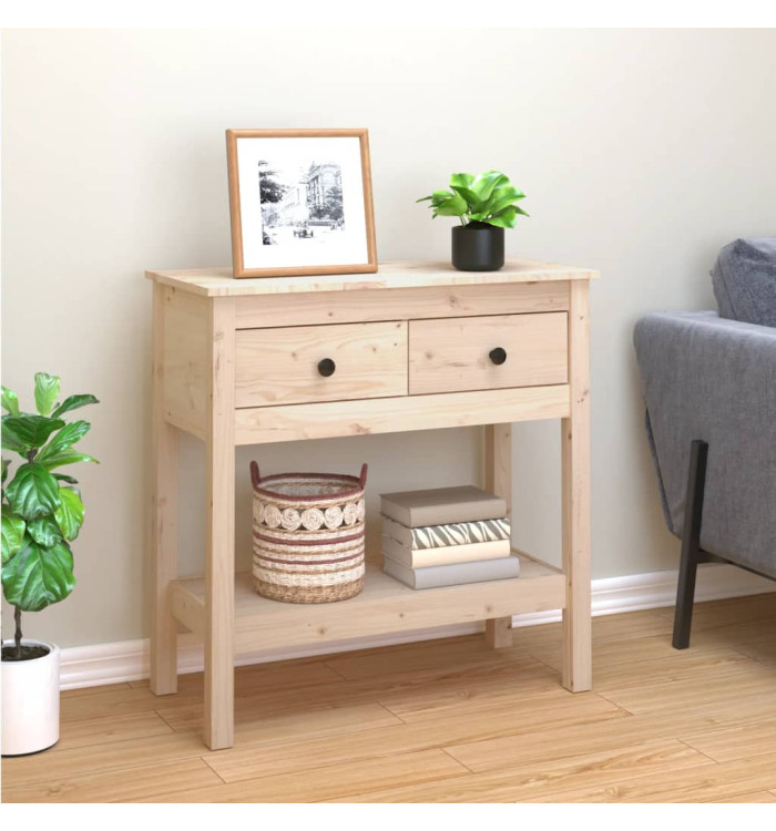 Table console 75x35x75 cm Bois massif de pin | Mobilier & Déco