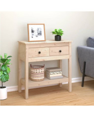 Table console 75x35x75 cm Bois massif de pin | Mobilier & Déco