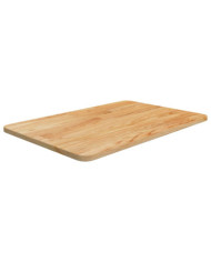Comptoir de salle de bain Marron clair 60x40x1,5 cm Bois traité | Mobilier & Déco