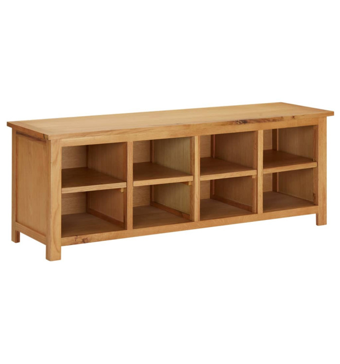 Étagère à chaussures 114x37x45 cm Bois de chêne solide | Mobilier & Déco