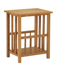 Table à revues 45x35x55 cm Bois de chêne solide | Mobilier & Déco