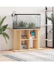 Support d'aquarium chêne sonoma 100x40x60cm bois d'ingénierie | Mobilier & Déco