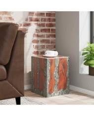 Tabouret Bois de teck massif et résine | Mobilier & Déco