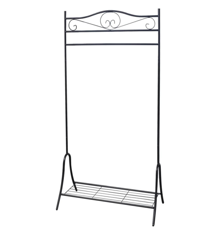 Portant à vêtements Noir Acier | Mobilier & Déco
