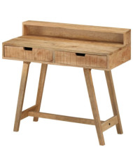 Bureau 100x45x90 cm Bois de manguier brut solide | Mobilier & Déco