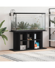 Support pour aquarium noir 120x40x60 cm bois d'ingénierie | Mobilier & Déco