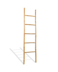 Échelle à serviettes 5 échelons Bambou 150 cm | Mobilier & Déco