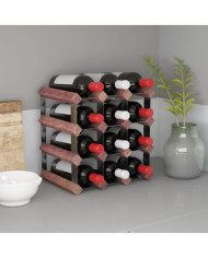 Casier à bouteilles pour 12 bouteilles Marron Bois pin solide | Mobilier & Déco