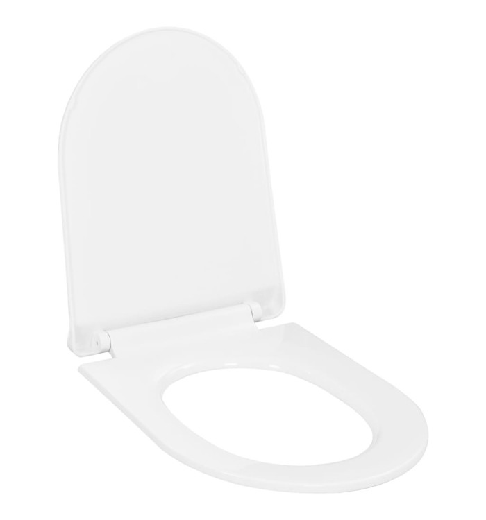 Abattant WC à fermeture en douceur Libération rapide Blanc | Mobilier & Déco