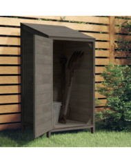 Remise de jardin Anthracite 55x52x112 cm Bois de sapin solide | Mobilier & Déco