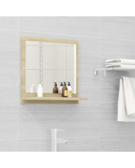 Miroir salle de bain chêne sonoma 40x10,5x37cm Bois ingénierie | Mobilier & Déco