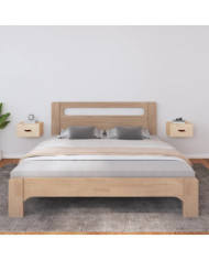 Tables de chevet murales 2 pcs 40x29,5x22 cm | Mobilier & Déco