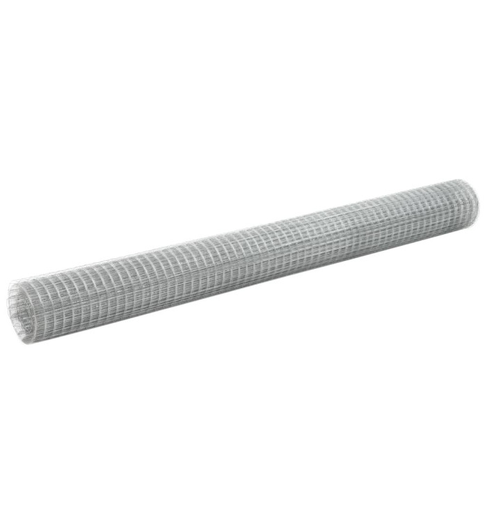 Grillage pour volière acier galvanisé 10x1,5 m argenté | Mobilier & Déco
