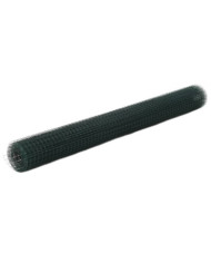Grillage acier avec revêtement en PVC 10x1,5 m vert | Mobilier & Déco