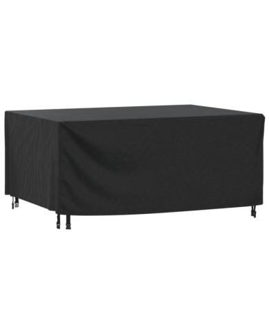 Housse de salon de jardin noir 172x113x73 cm imperméable 420D | Mobilier & Déco
