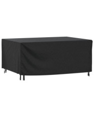 Housse de salon de jardin noir 172x113x73 cm imperméable 420D | Mobilier & Déco