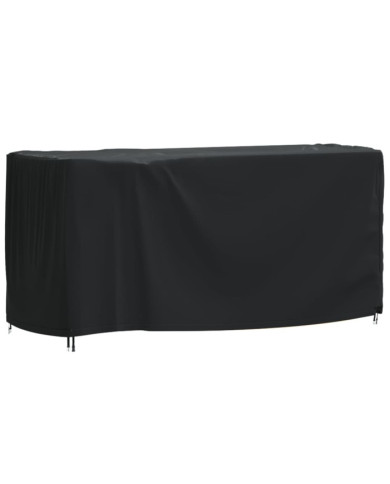 Housse de salon de jardin noir 180x70x90 cm imperméable 420D | Mobilier & Déco