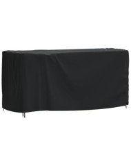 Housse de salon de jardin noir 180x70x90 cm imperméable 420D | Mobilier & Déco