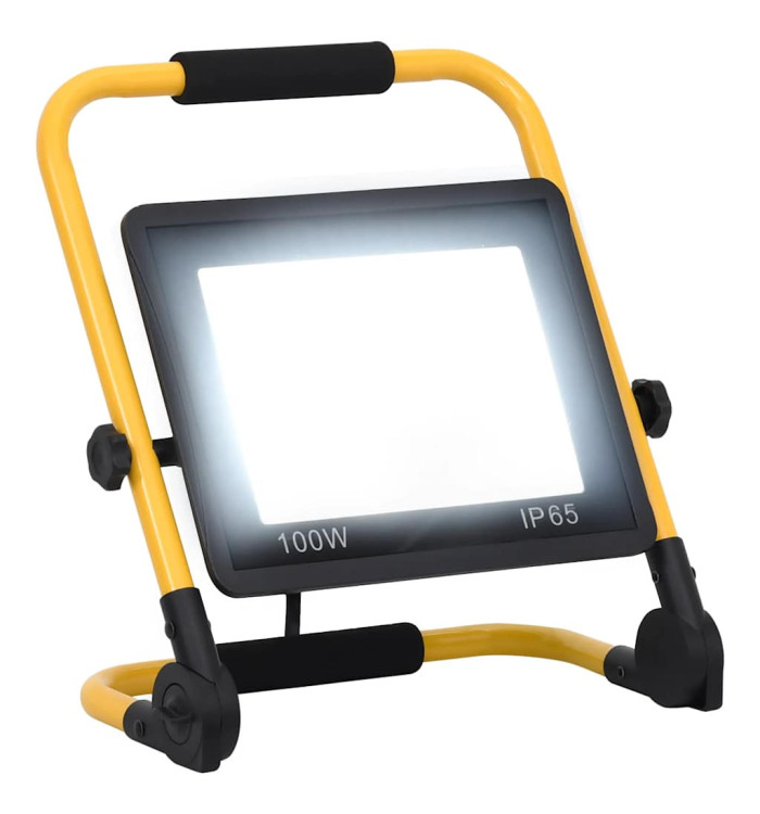 Projecteur à LED avec poignée 100 W Blanc froid | Mobilier & Déco