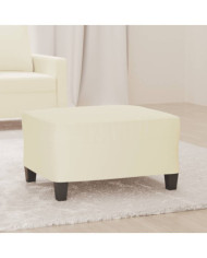 Repose-pied Crème 70x55x41 cm Similicuir | Mobilier & Déco