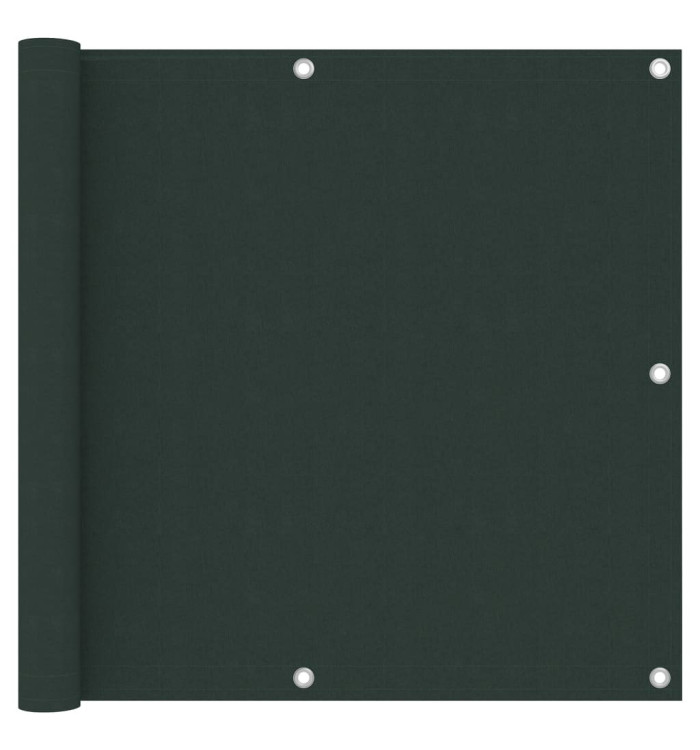 Écran de balcon Vert foncé 90x600 cm Tissu Oxford | Mobilier & Déco