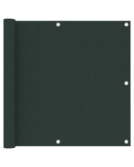 Écran de balcon Vert foncé 90x600 cm Tissu Oxford | Mobilier & Déco