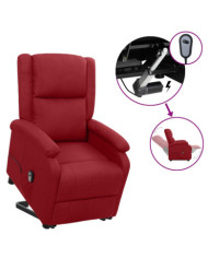 Fauteuil Rouge bordeaux Tissu | Mobilier & Déco